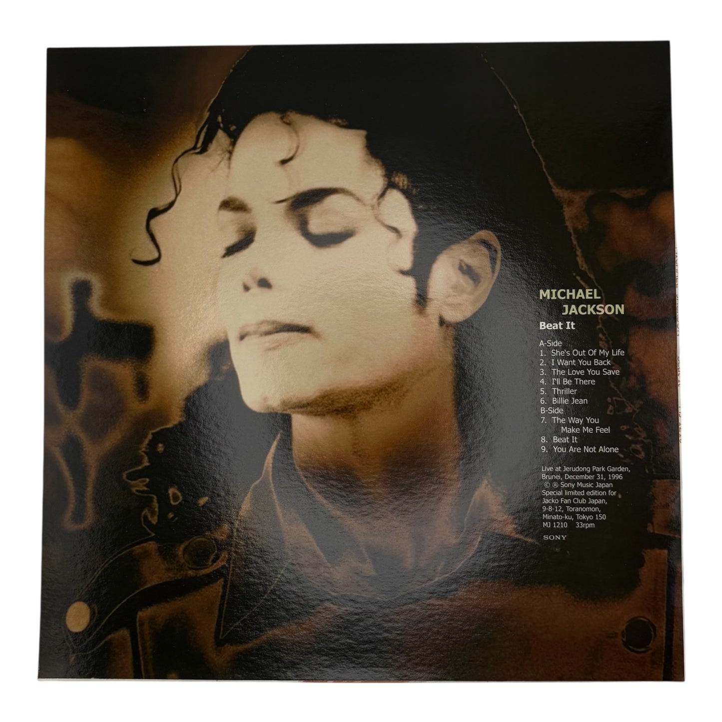 Michael Jackson - Beat It (Limited Edition 12" Picture Disc)