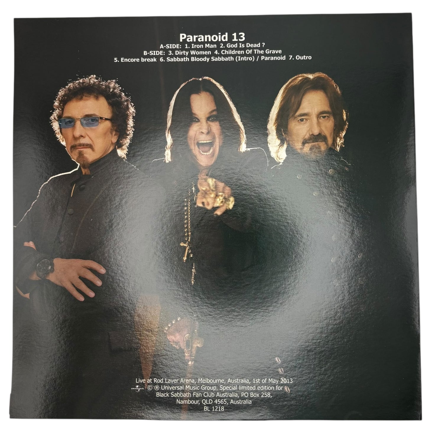 Black Sabbath - Paranoid 13 (Limited Edition 12" Picture Disc)