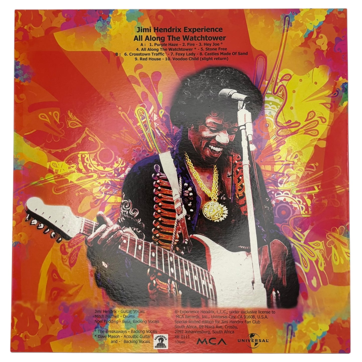 Jimi Hendrix Experience - All Along The Watchtower (Limited Edition 10" Picture Disc)