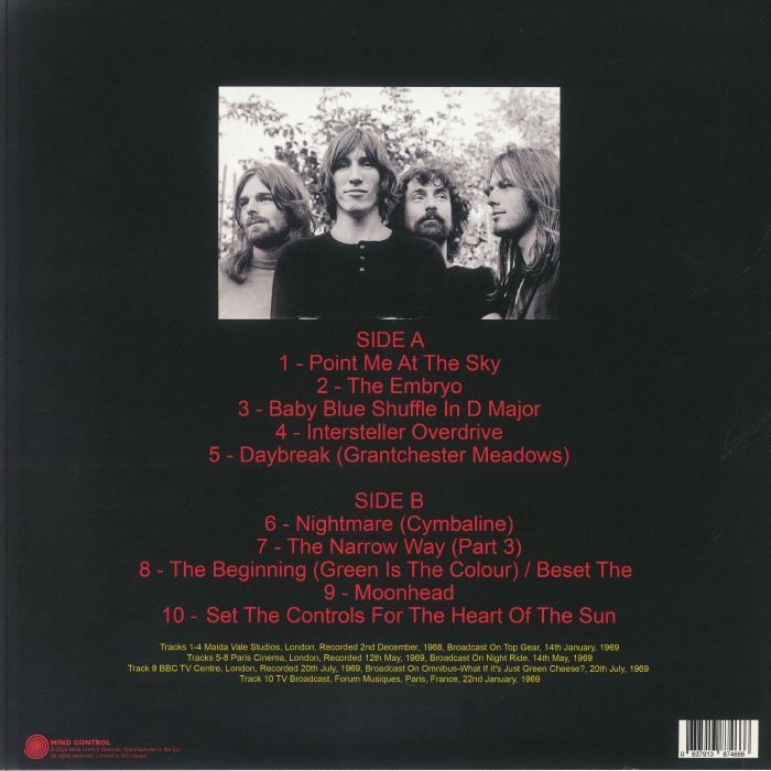 Pink Floyd - Red The Light Dark The Night (12" Album on Black Vinyl)