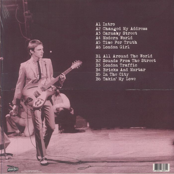 The Jam - Live At The Rat Boston 1977 (Limited Edition 12" Album on Translucent Purple Vinyl)