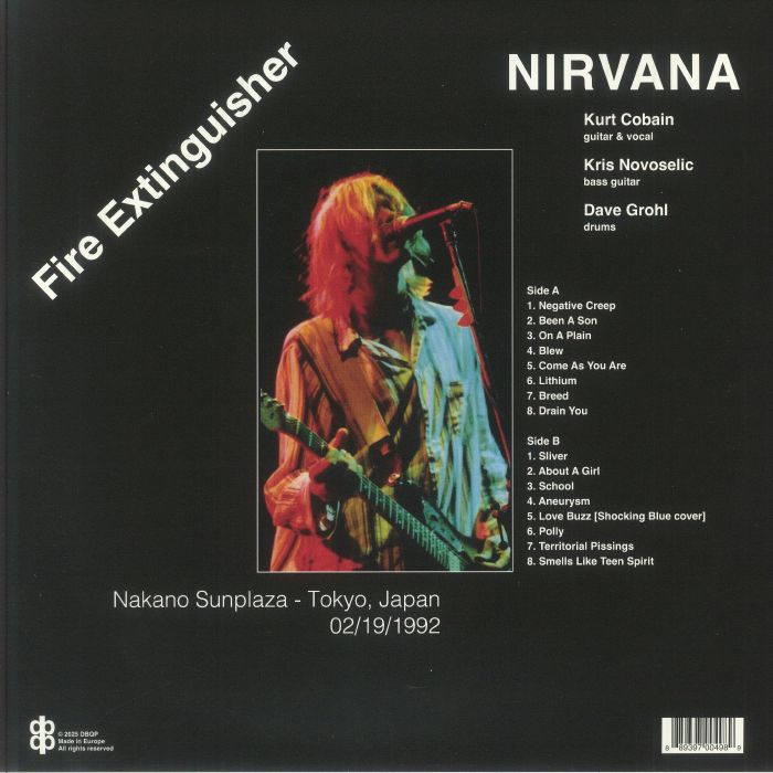 Nirvana - Fire Extinguisher (12" Album on Black Vinyl)