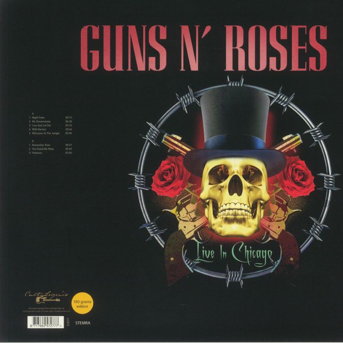 Guns N Roses - Live In Chicago (12" Album on 180 Gram Black Vinyl)