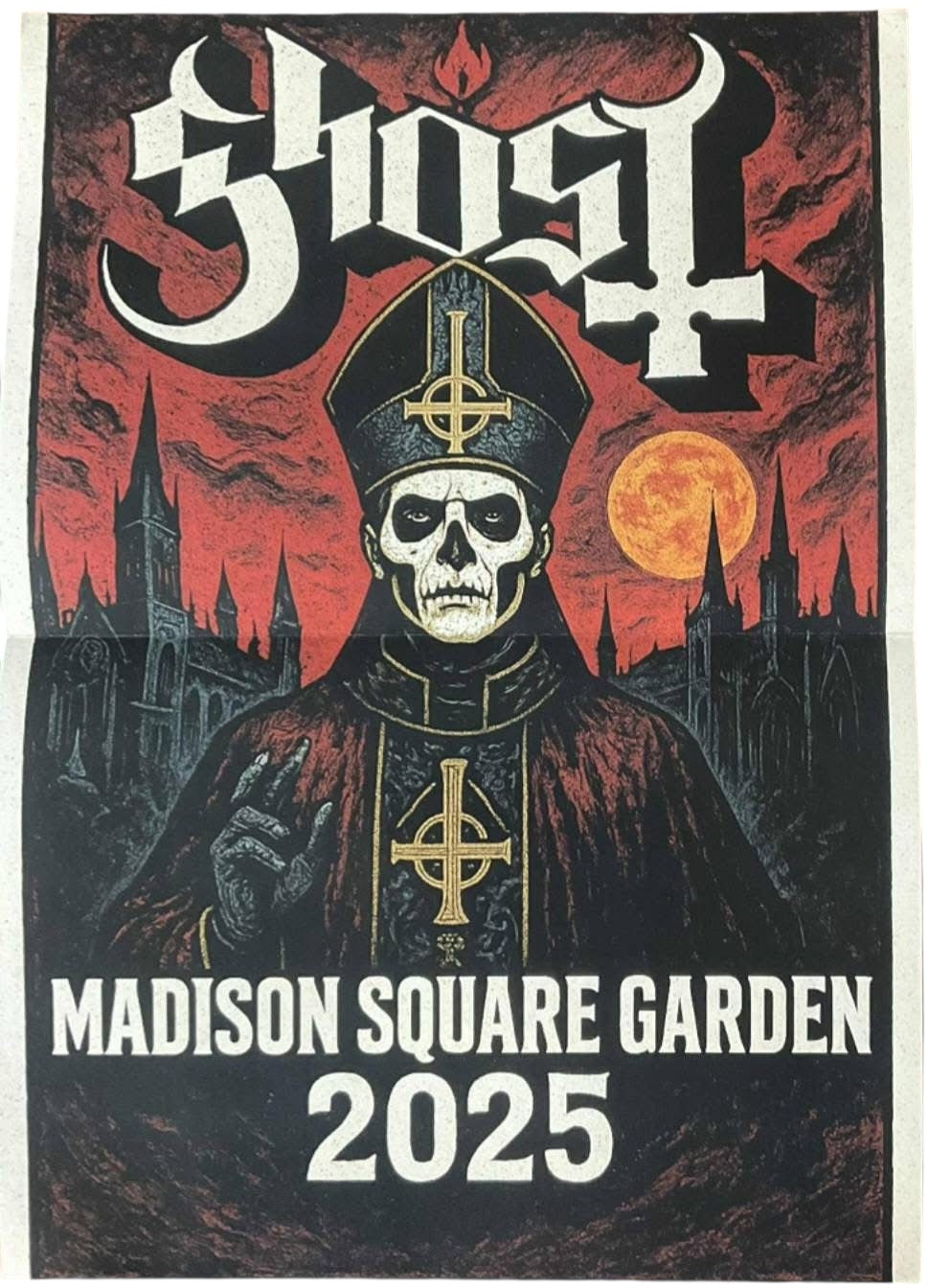 Ghost - Live At Madison Square Garden 2025 (Limited Edition 12" Album on Marbled Vinyl)