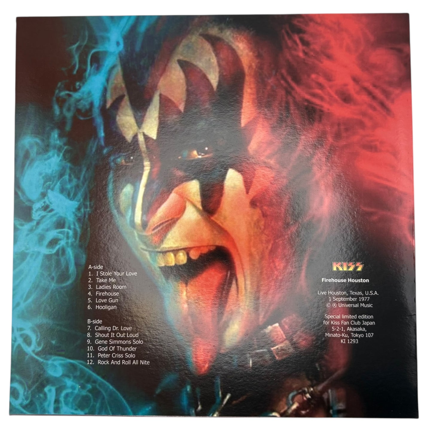 Kiss - Firehouse Houston (Limited Edition 12" Picture Disc)