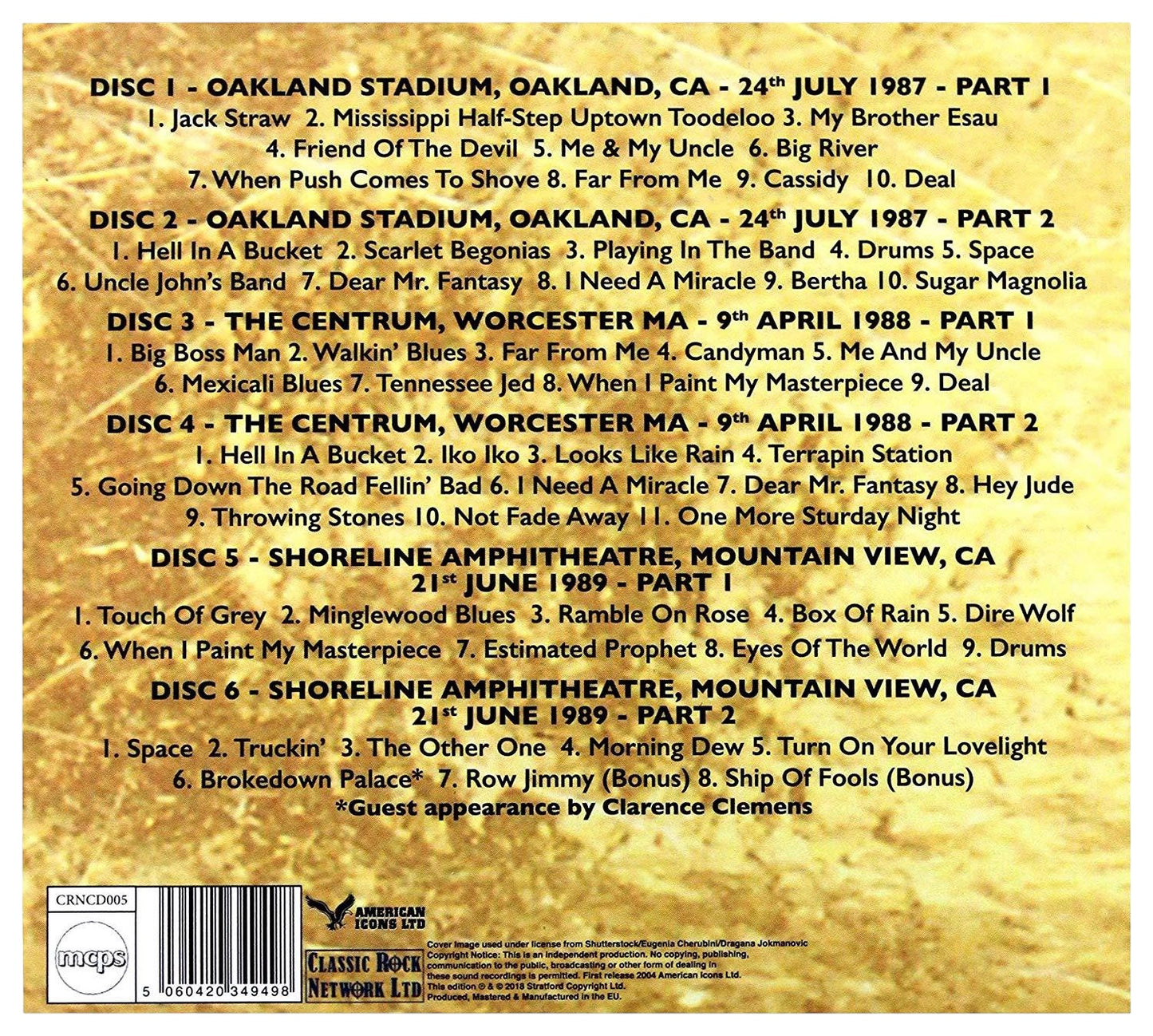 Grateful Dead – A Touch of Grey (6-CD Set)