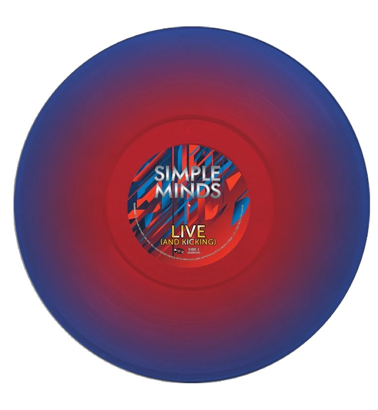 Simple Minds - Live And Kicking (Limited Edition 12" Album on Red & Blue Vinyl)