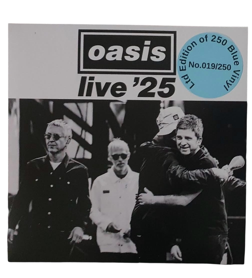 Oasis - Wonderwall / Bring It On Down Live 25 (Limited Edition 7" Single on Blue Vinyl)