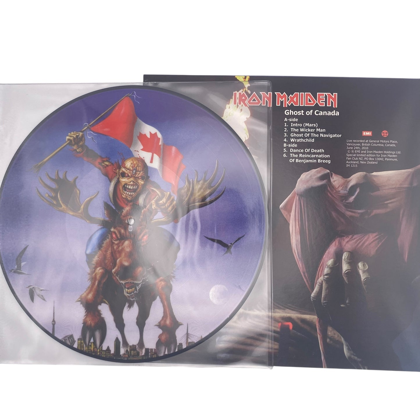 Iron Maiden - Ghost Of Canada (Limited Edition 12" Picture Disc)
