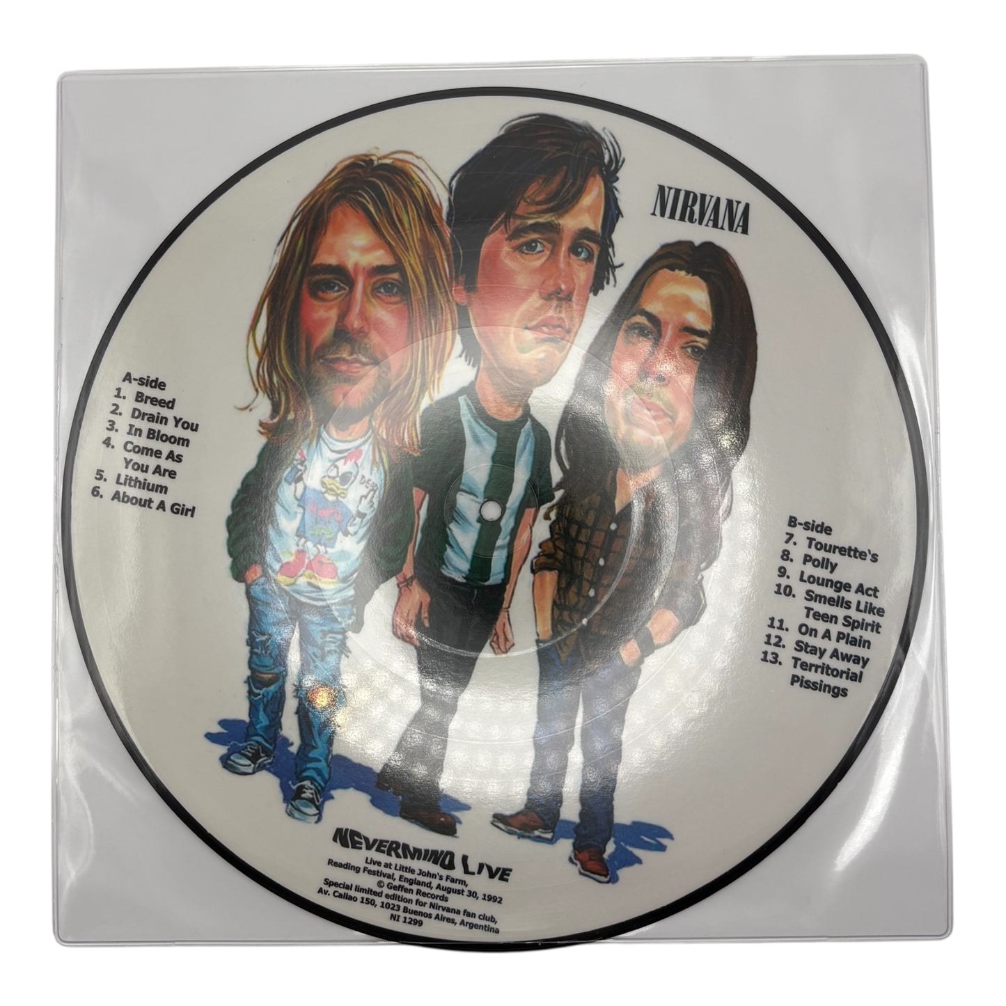 Nirvana - Nevermind Live (Limited Edition 12" Picture Disc)