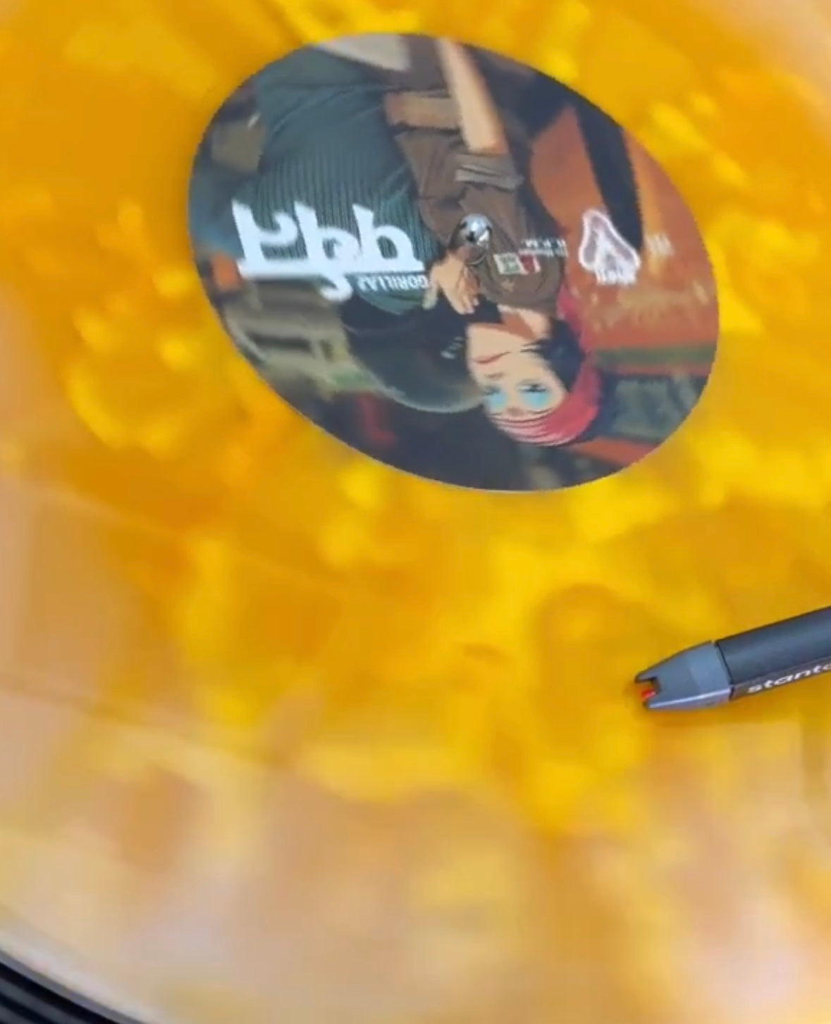 Gorillaz - The Mountain (Limited Edition Double-LP on Red & Yellow/White Liquid Vinyl)