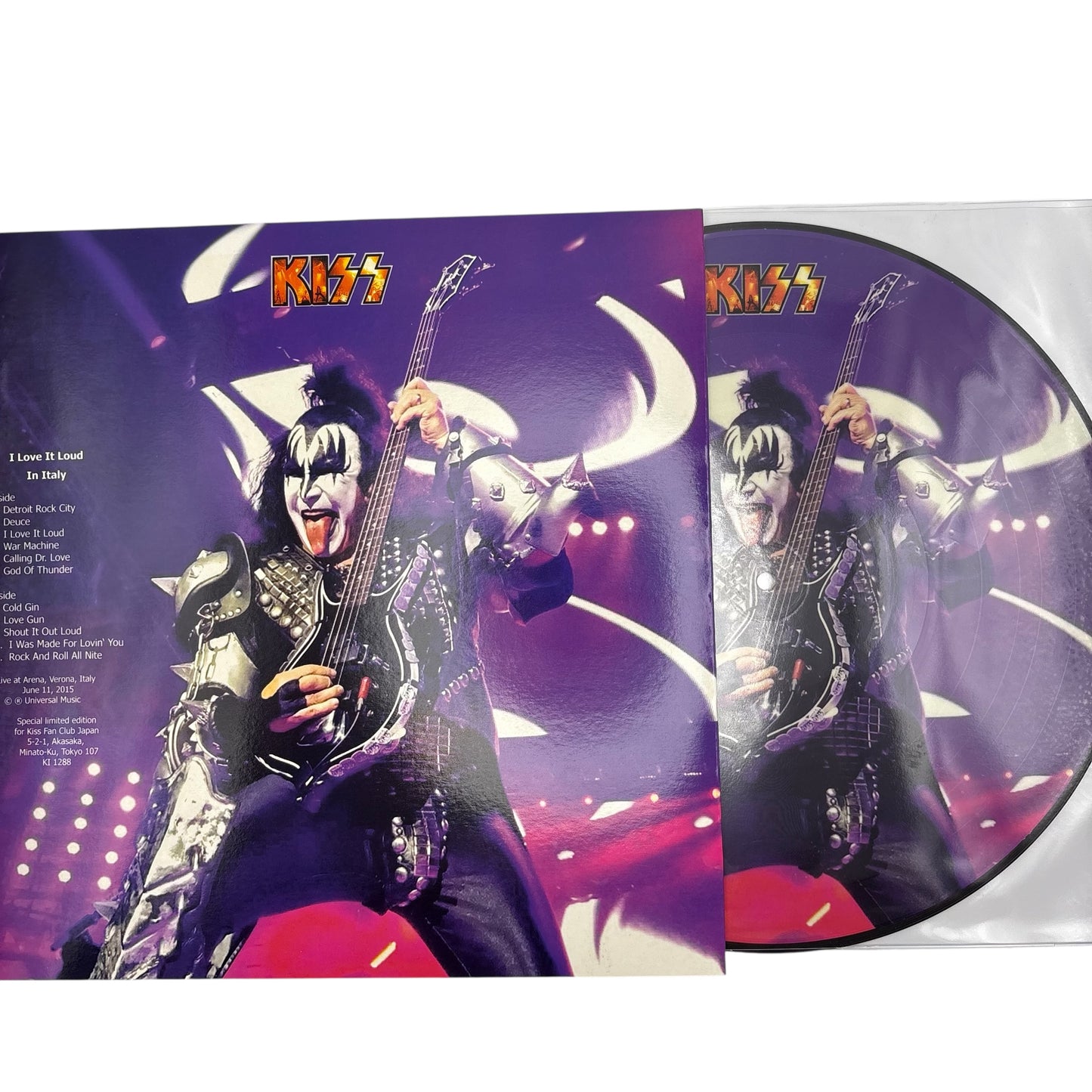 Kiss - I Love It Loud In Italy (Limited Edition 12" Picture Disc)