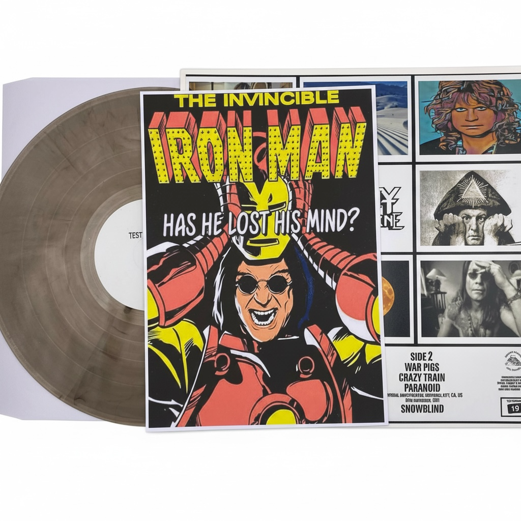 Ozzy Osbourne - The Great British Music Weekend 1991 Test Press (Limited Edition 12" Album on Grey Vinyl)