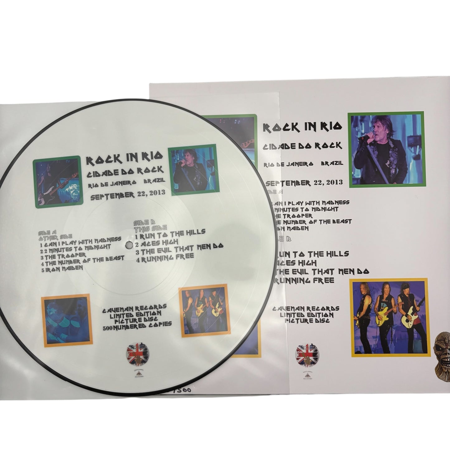 Iron Maiden - Scream For Me Rio (Limited Edition 12" Picture Disc)