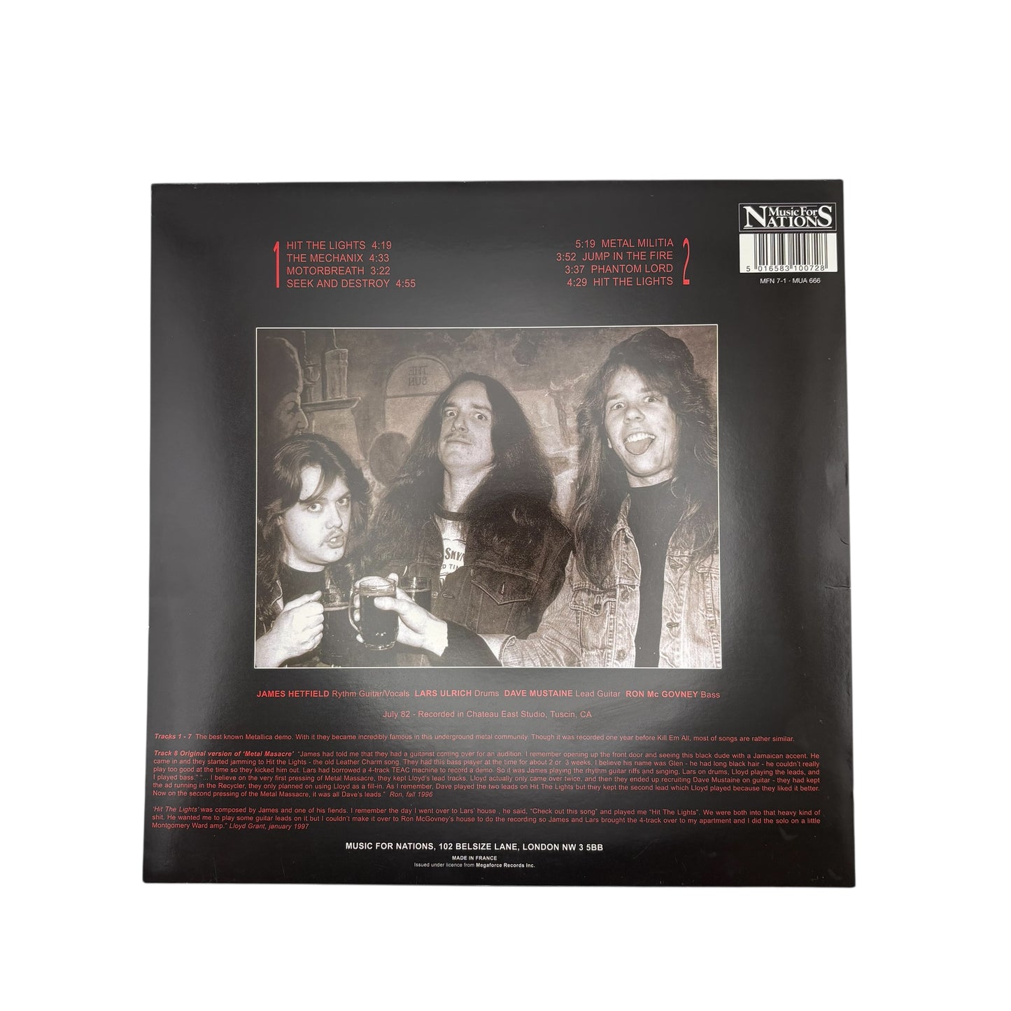 Metallica - Metal Up Your Ass (Limited Edition 12" Album on Purple Marble Vinyl)