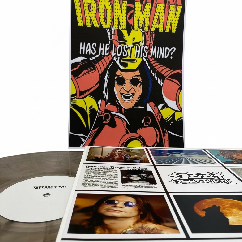 Ozzy Osbourne - The Great British Music Weekend 1991 Test Press (Limited Edition 12" Album on Grey Vinyl)