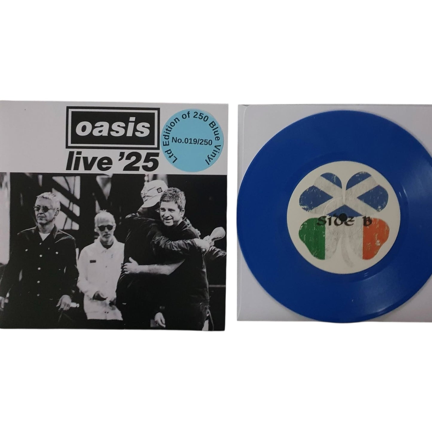 Oasis - Wonderwall / Bring It On Down Live 25 (Limited Edition 7" Single on Blue Vinyl)