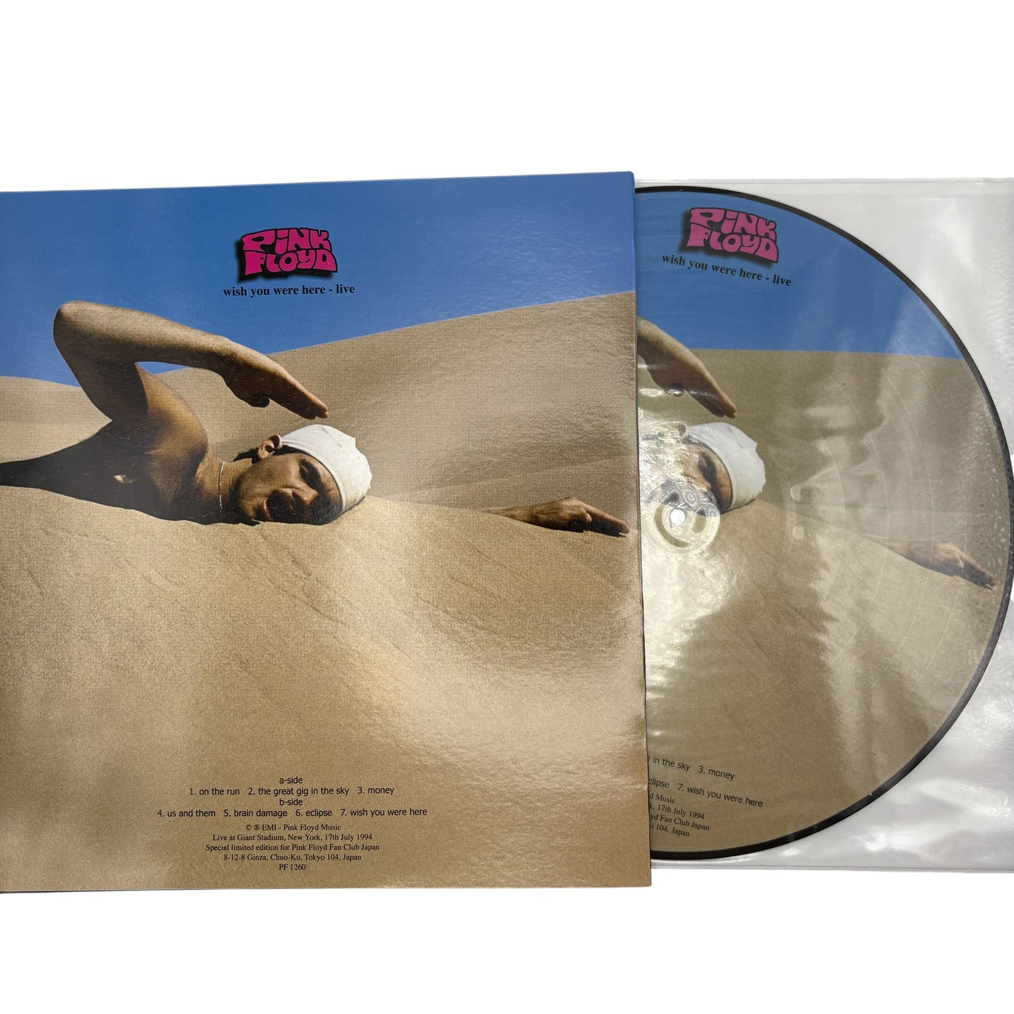 Pink Floyd - Wish You Were Here Live (Limited Edition 12" Picture Disc)