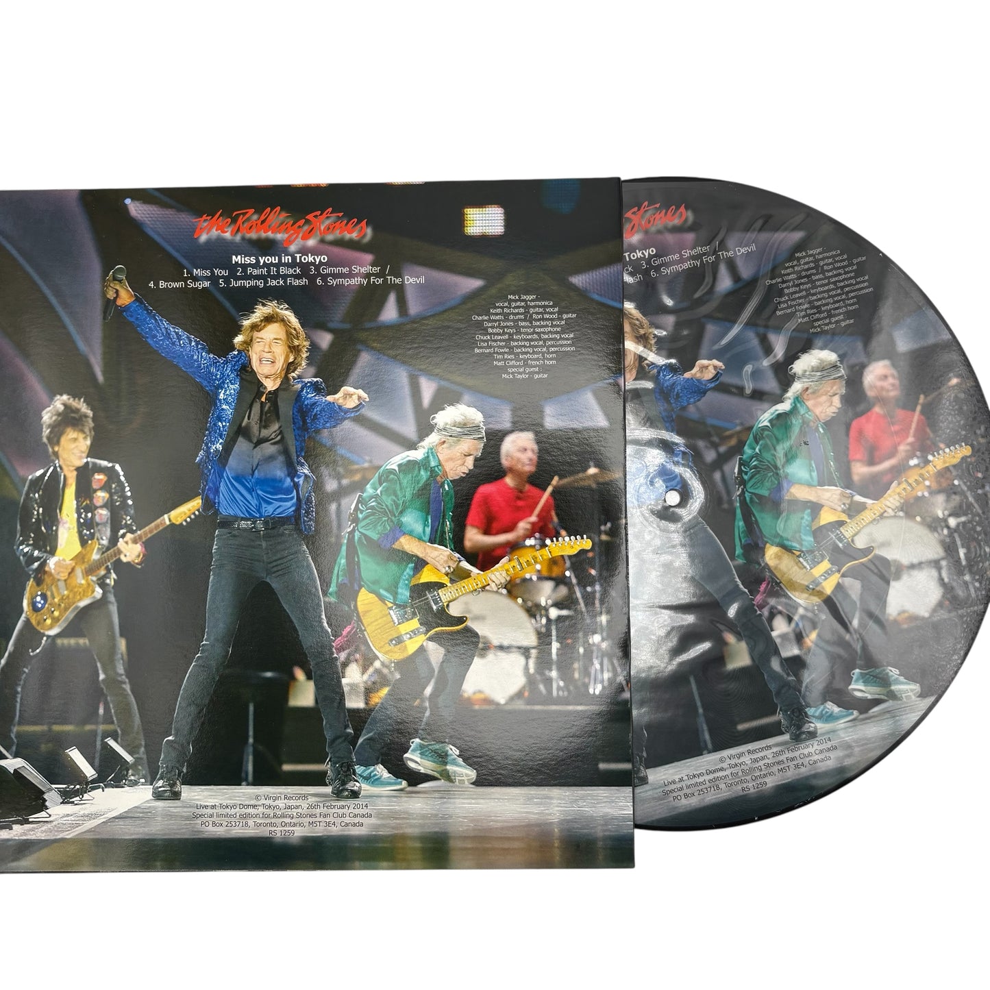 The Rolling Stones - Miss You In Tokyo (Limited Edition 12" Picture Disc)