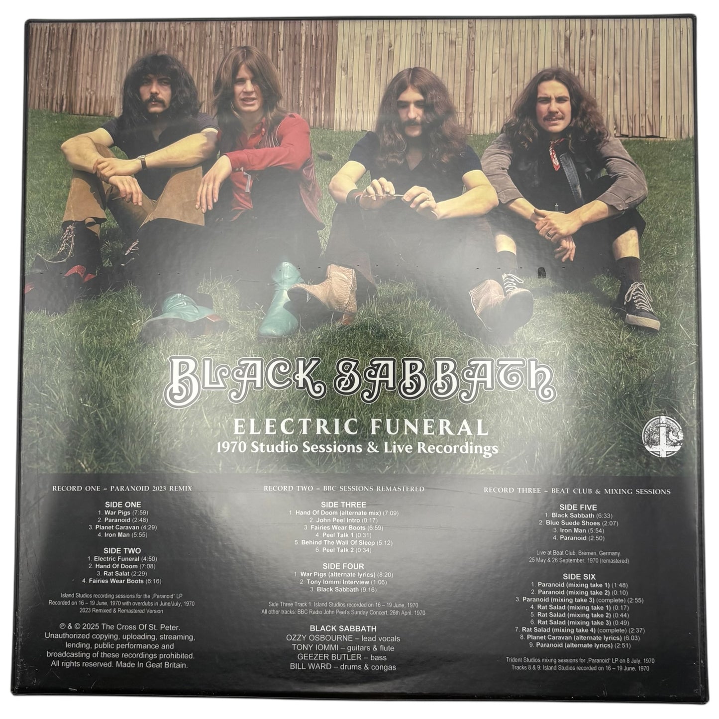 Black Sabbath - Electric Funeral (Limited Edition Triple-LP Box Set on Coloured Vinyl)