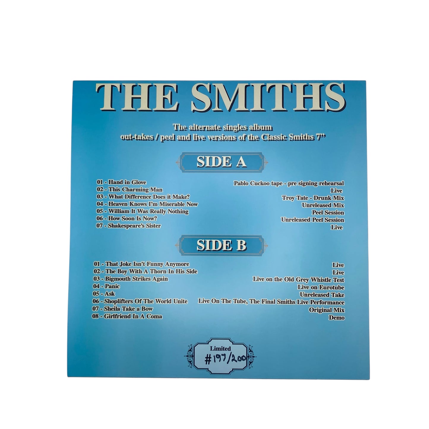 The Smiths - The Alternative Singles (Limited Edition 12" on Marbled Vinyl)