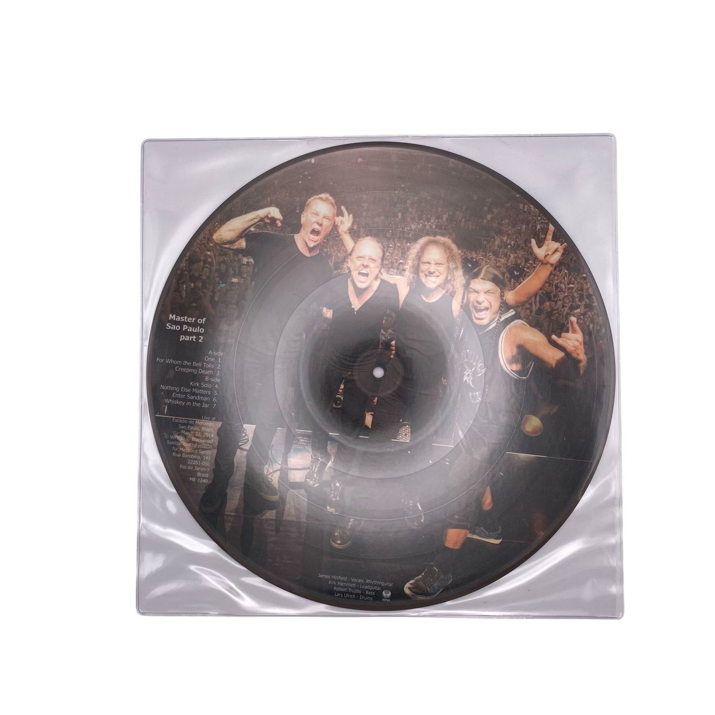 Metallica - Master Of Sao Paulo Part 2 (Limited Edition 12" Picture Disc)