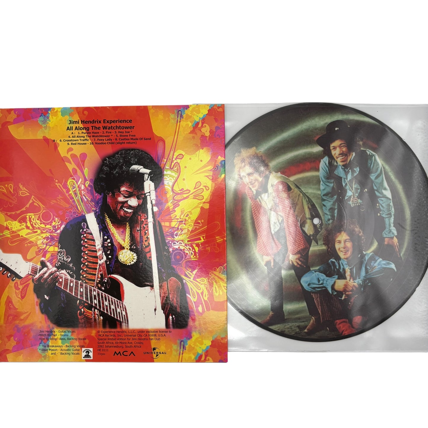 Jimi Hendrix Experience - All Along The Watchtower (Limited Edition 10" Picture Disc)