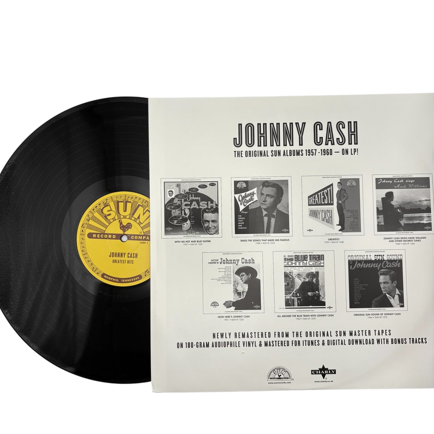 Johnny Cash Greatest Hits - The Sun Record Years (Limited Edition 12" Album on Black Vinyl)