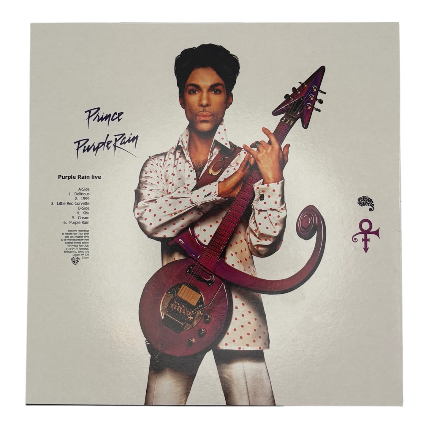 Prince - Purple Rain Live (Limited Edition 10" Picture Disc)