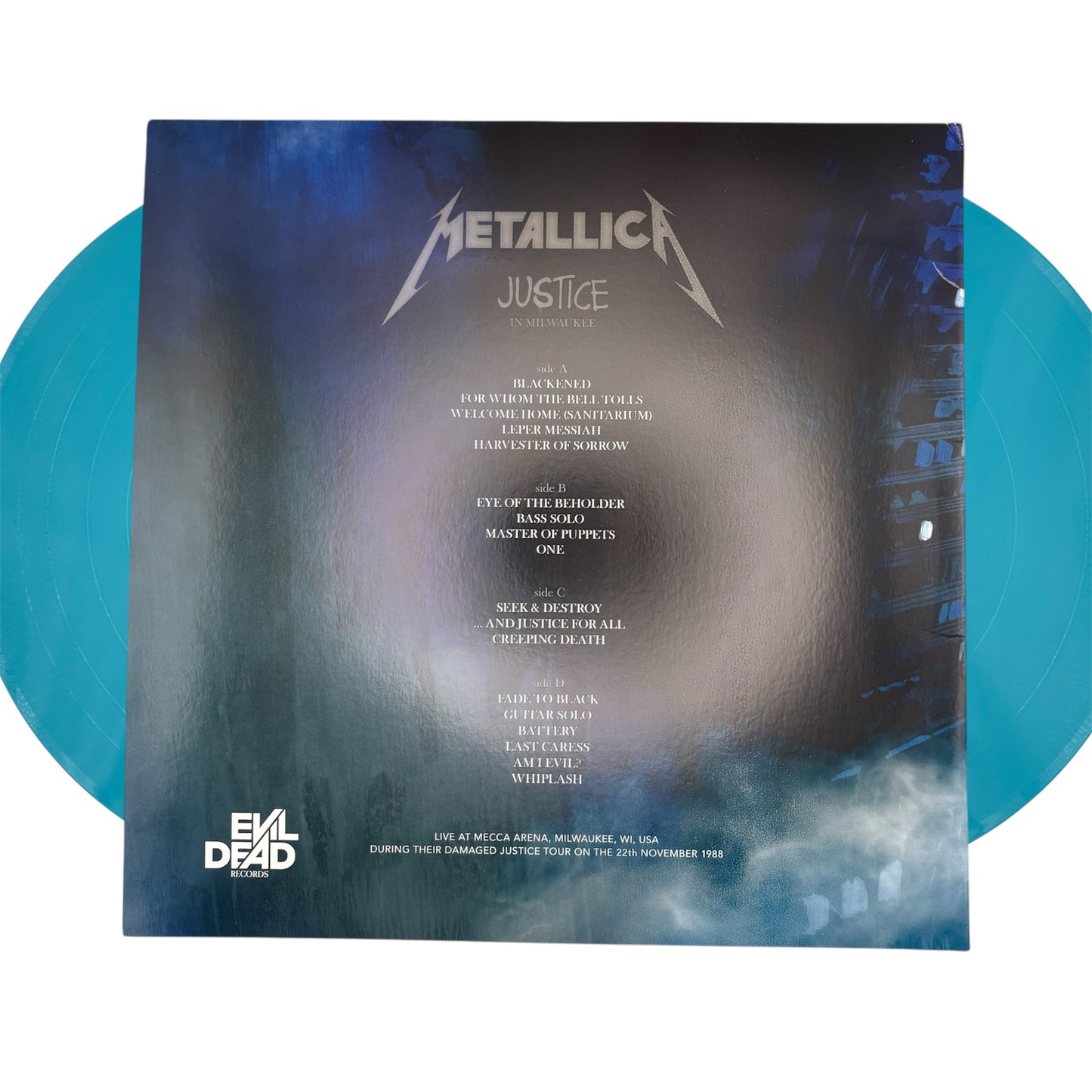 Metallica - Justice In Milwaukee (Limited Edition 12" Double-LP on Blue Electric Vinyl)