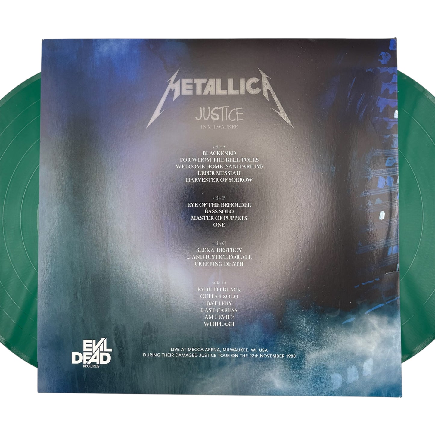 Metallica - Justice In Milwaukee (Limited Edition 12" Double-LP on Dark Green Vinyl)