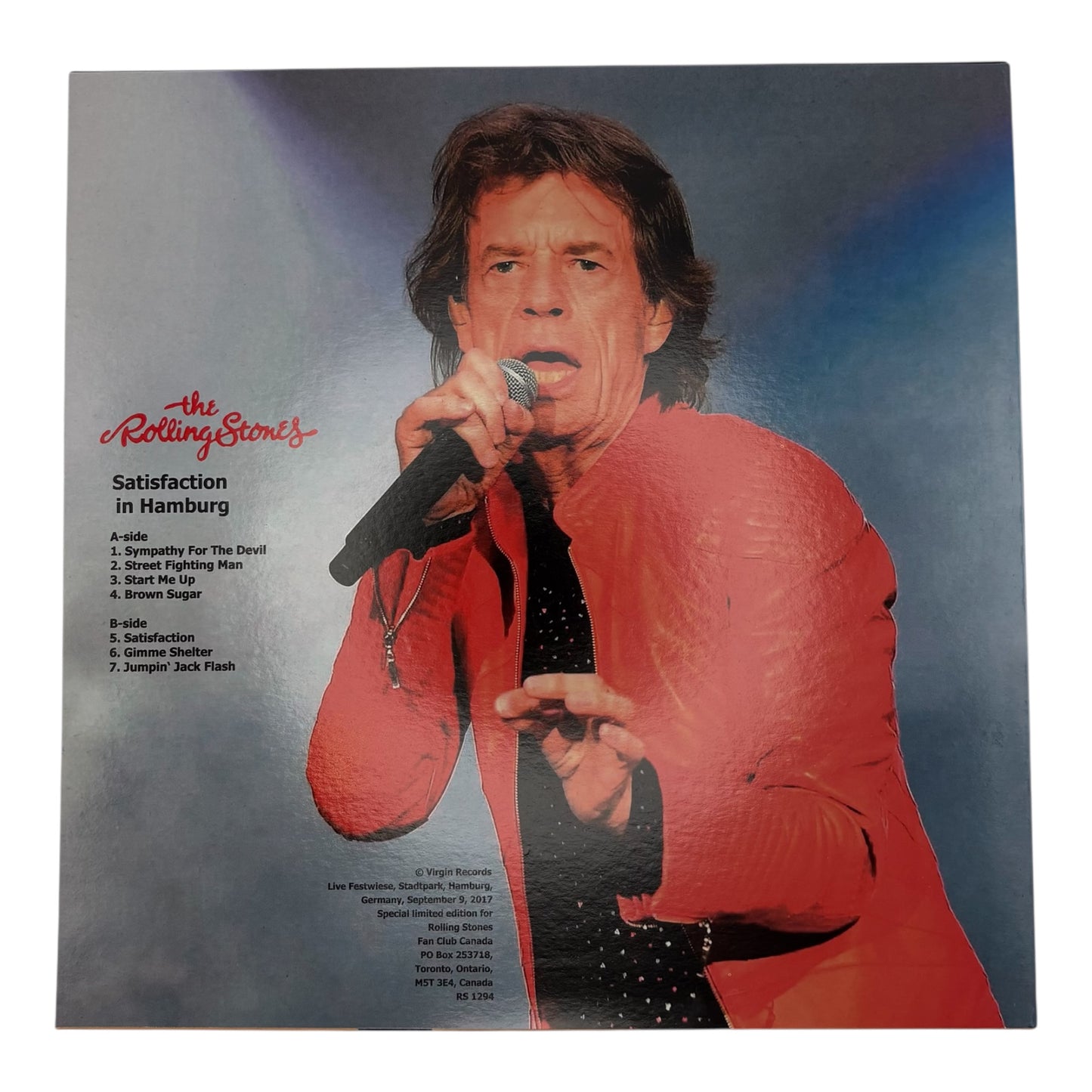 The Rolling Stones - Satisfaction In Hamburg (Limited Edition 12" Picture Disc)