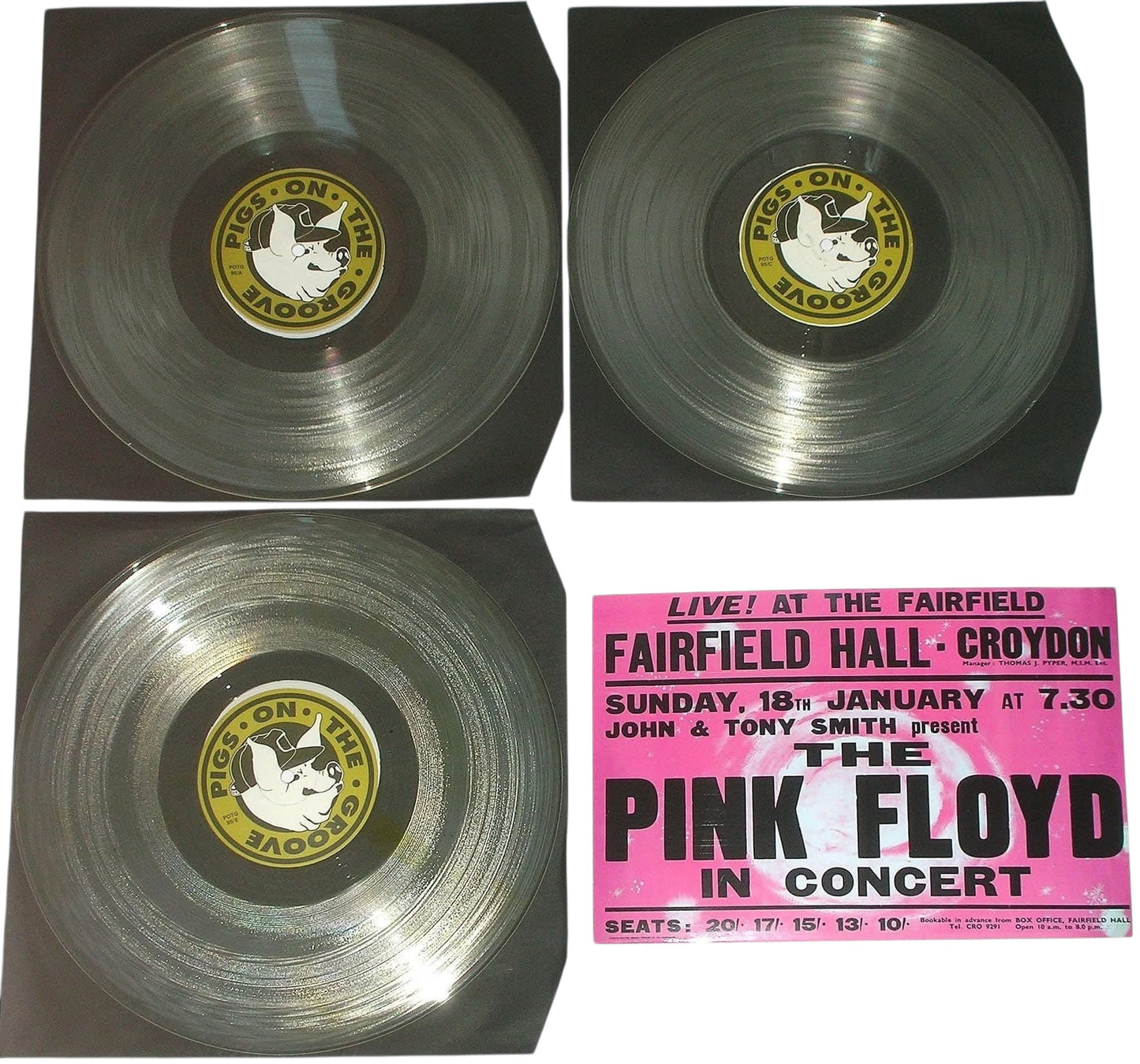 Pink Floyd - Amazing Croydon (Limited Edition Triple-LP Box Set on Coloured Vinyl) Comes With T-Shirt Plus Extras