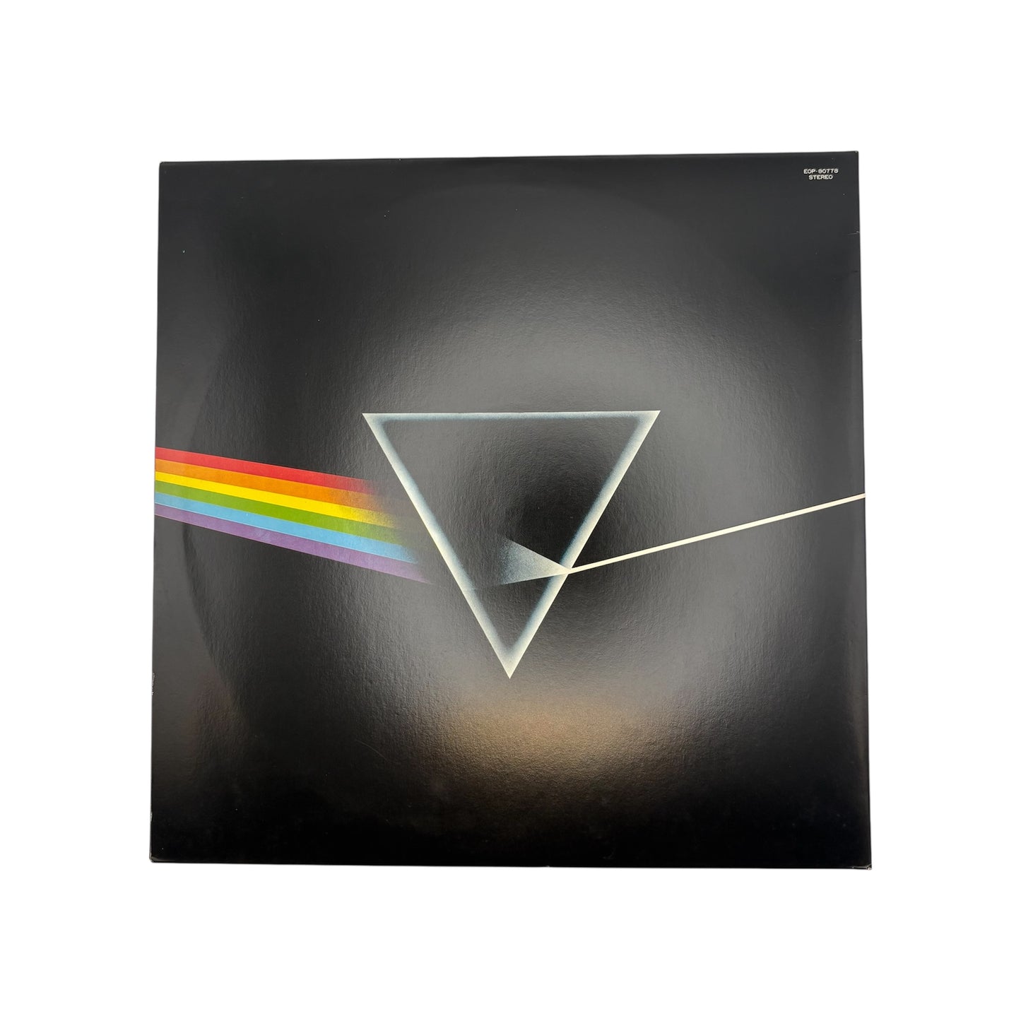 Pink Floyd - The Dark Side Of The Moon (Japanese Pressing 12" Album With White Obi Strip on Black Vinyl) (EOP 80778) (VG/VG)