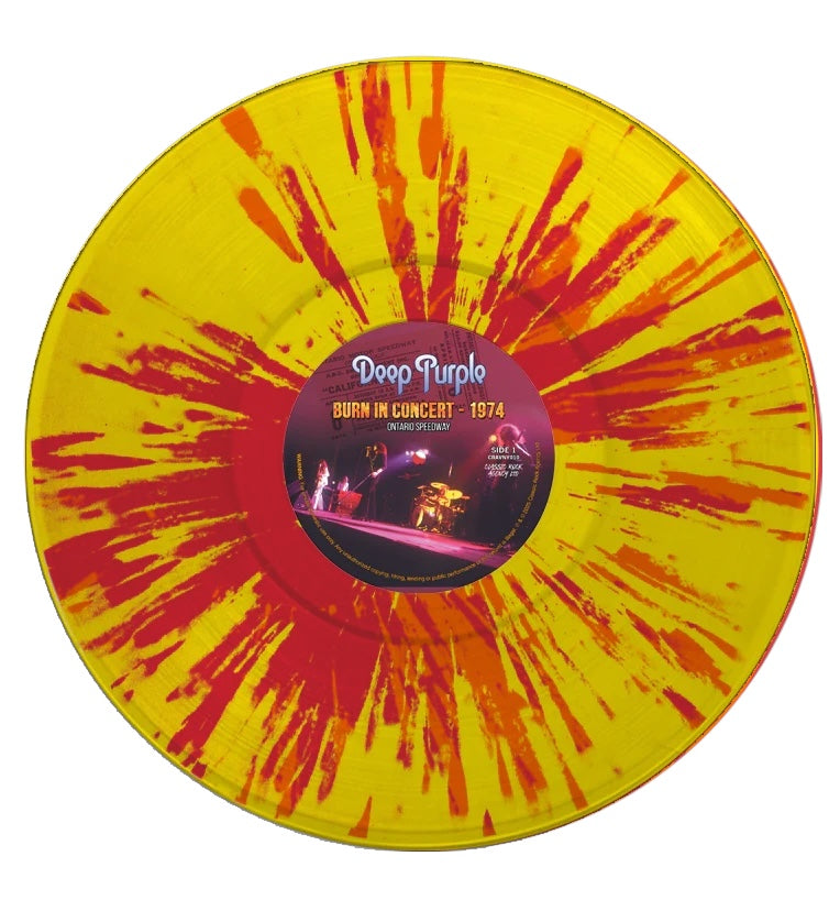 Deep Purple - Burn In Concert 1974 (Limited Edition 12" Album on Abstract Flame Vinyl)
