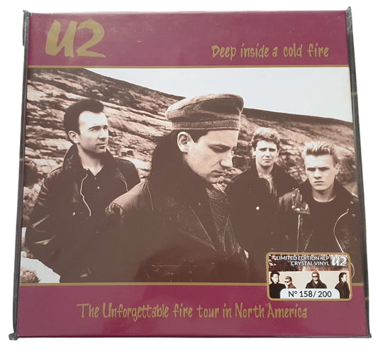 U2 - Deep Inside A Cold Fire (Limited Edition Quadruple-LP Box Set on Crystal Vinyl)