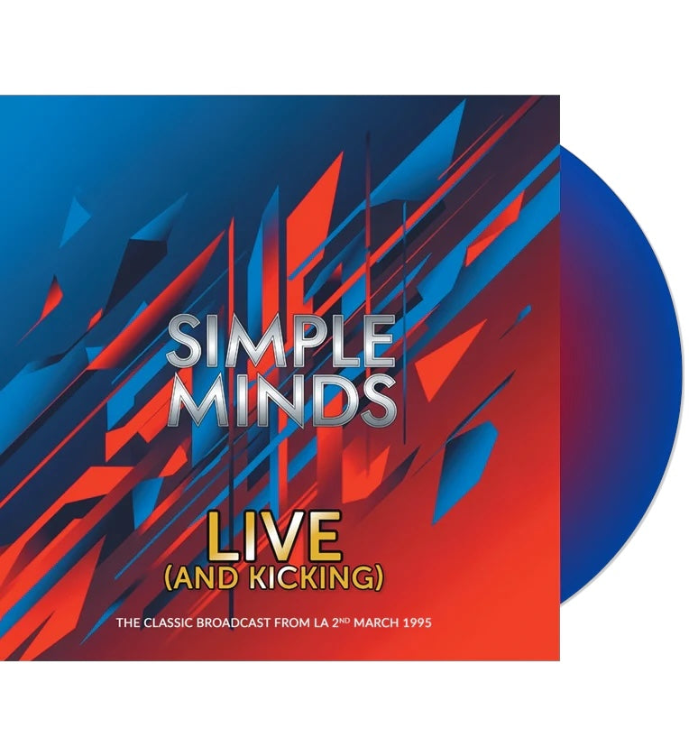 Simple Minds - Live And Kicking (Limited Edition 12" Album on Red & Blue Vinyl)