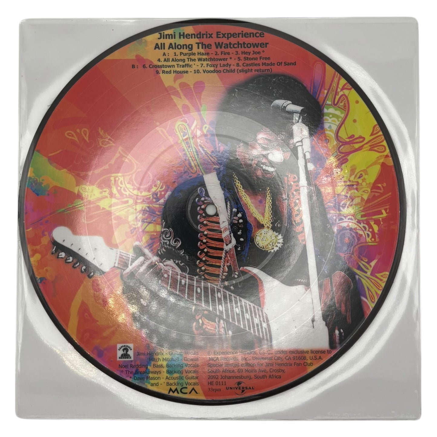 Jimi Hendrix Experience - All Along The Watchtower (Limited Edition 10" Picture Disc)