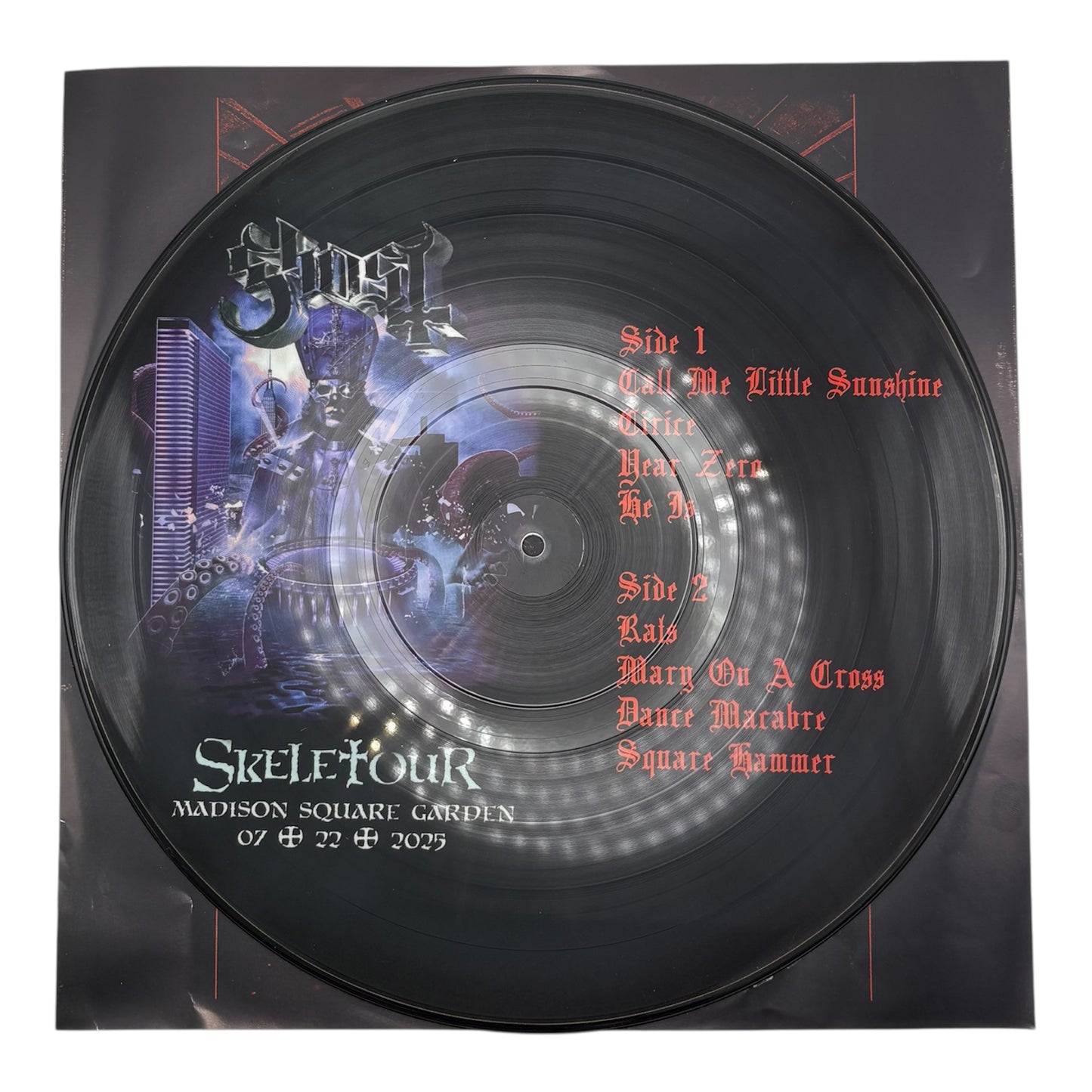 Ghost - Live At Madison Square Garden 2025 (Limited Edition 12" Picture Disc)