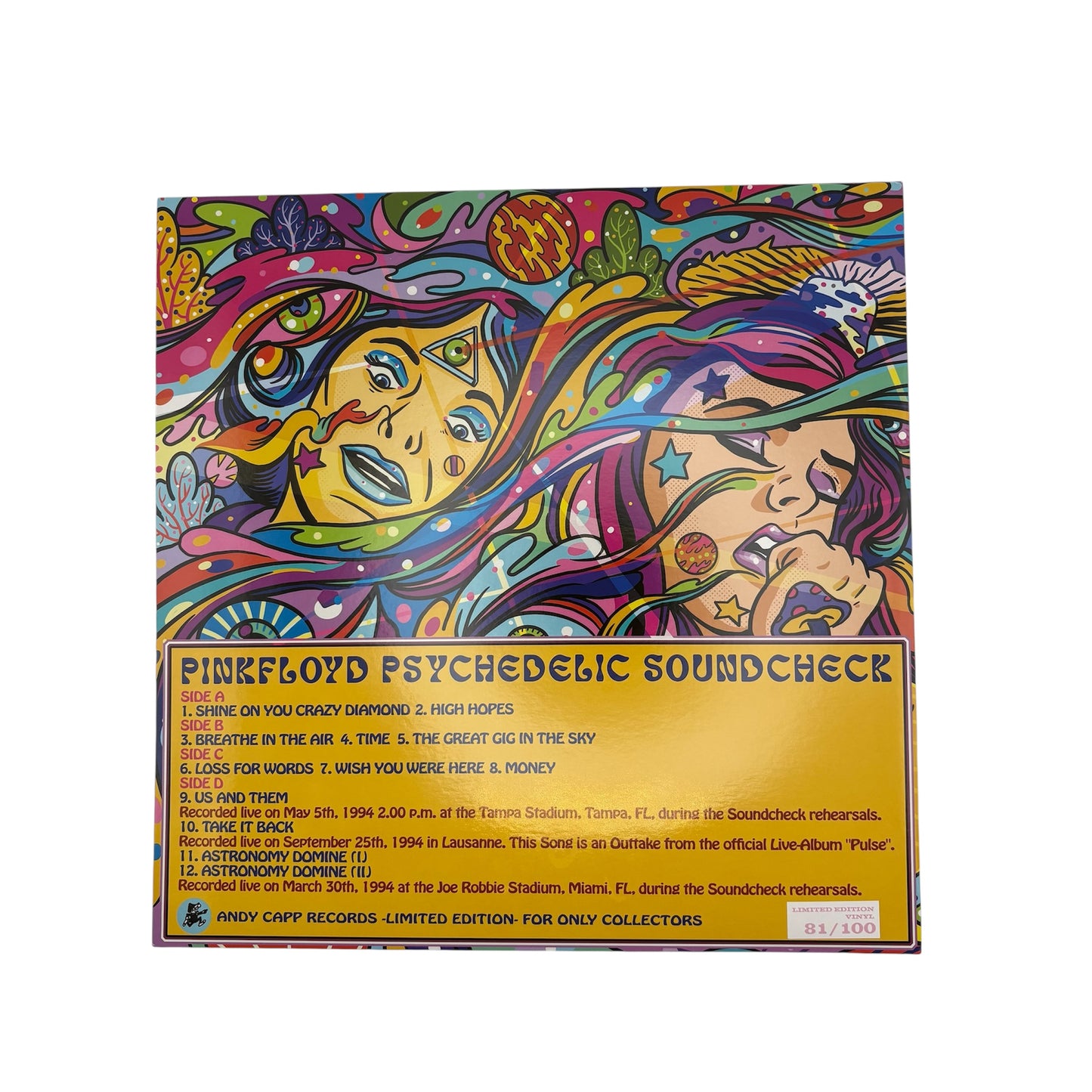 Pink Floyd - Psychedelic Soundcheck (Limited Edition Double-LP on Pink Translucent Vinyl)