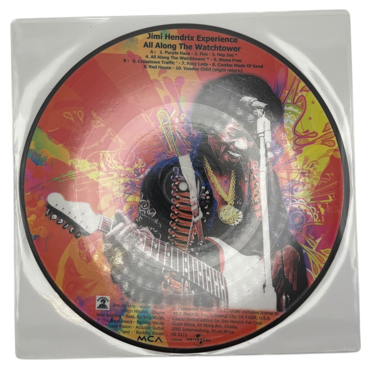 Jimi Hendrix Experience - All Along The Watchtower (Limited Edition 10" Picture Disc)