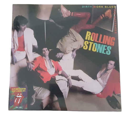 The Rolling Stones - Dirty Work Blues - The Outakes (Limited Edition Quadruple-LP Box Set on Coloured Vinyl)