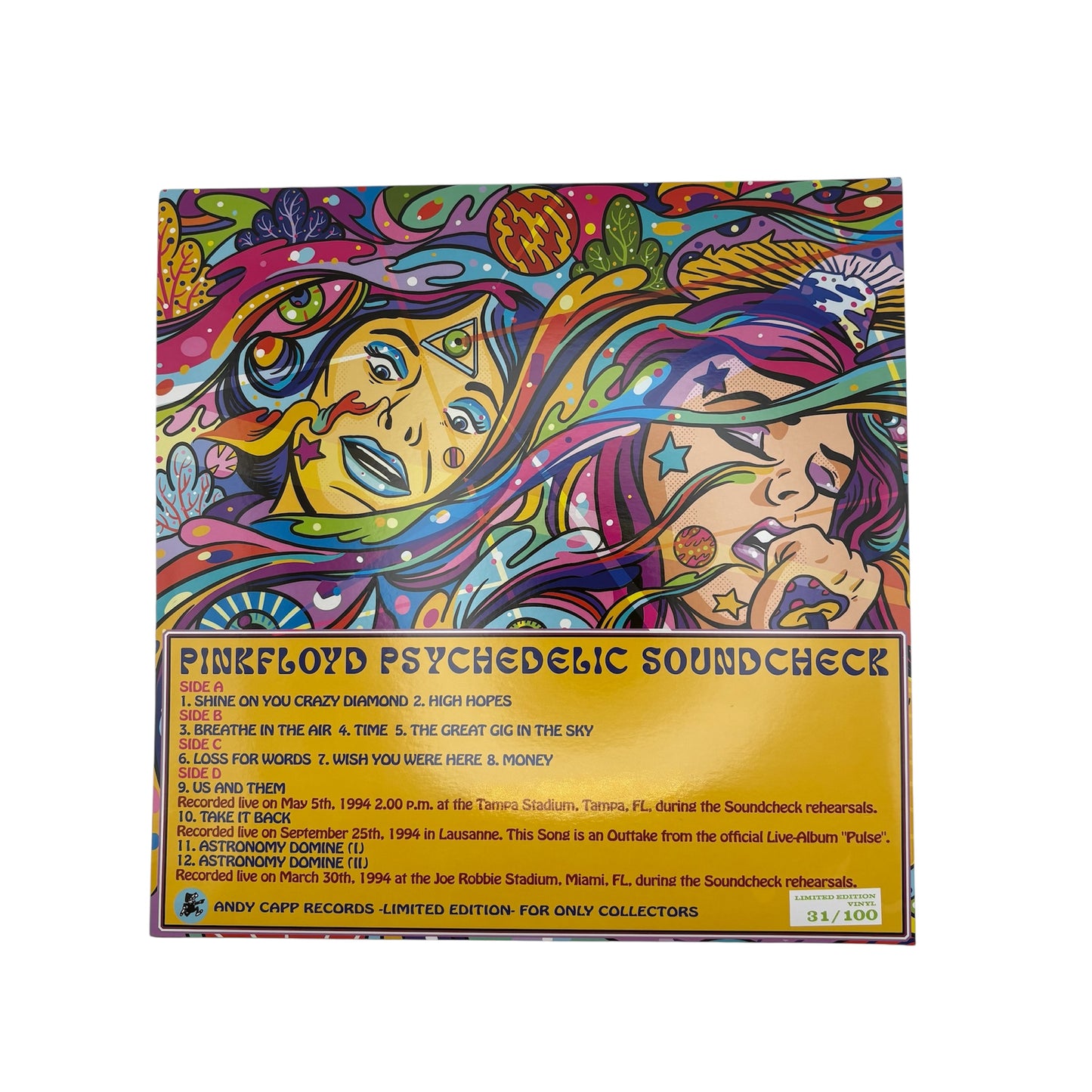 Pink Floyd - Psychedelic Soundcheck (Limited Edition Double-LP on Green Translucent Vinyl)