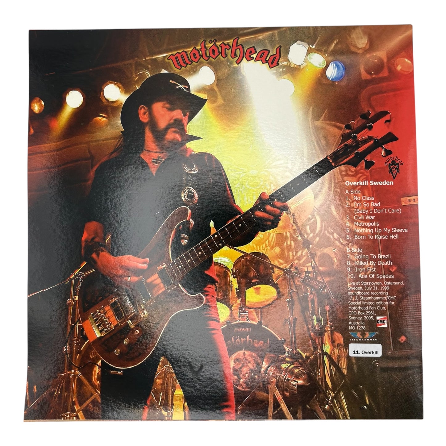 Motorhead - Overkill Sweden (Limited Edition 12" Picture Disc)