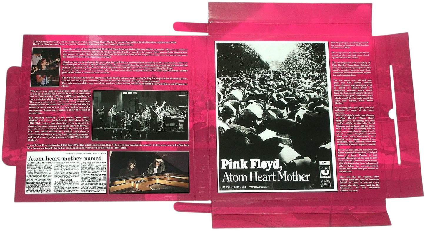 Pink Floyd - Amazing Croydon (Limited Edition Triple-LP Box Set on Coloured Vinyl) Comes With T-Shirt Plus Extras