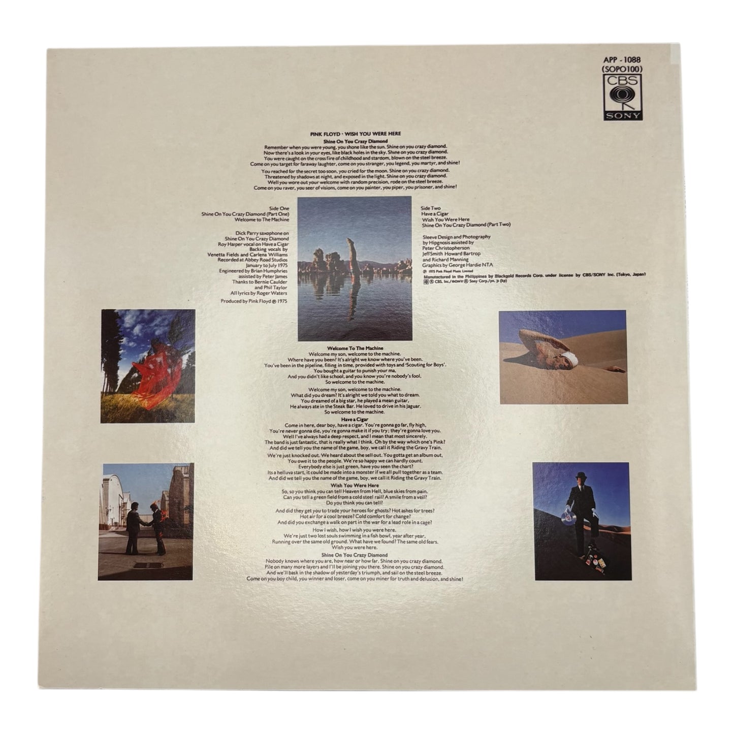 Pink Floyd - Wish You Were Here (Limited Edition 12" Picture Disc)