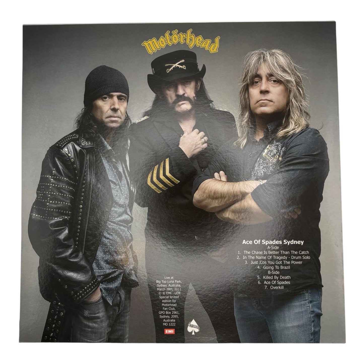 Motorhead - Ace Of Spades Sydney (Limited Edition 12" Picture Disc)