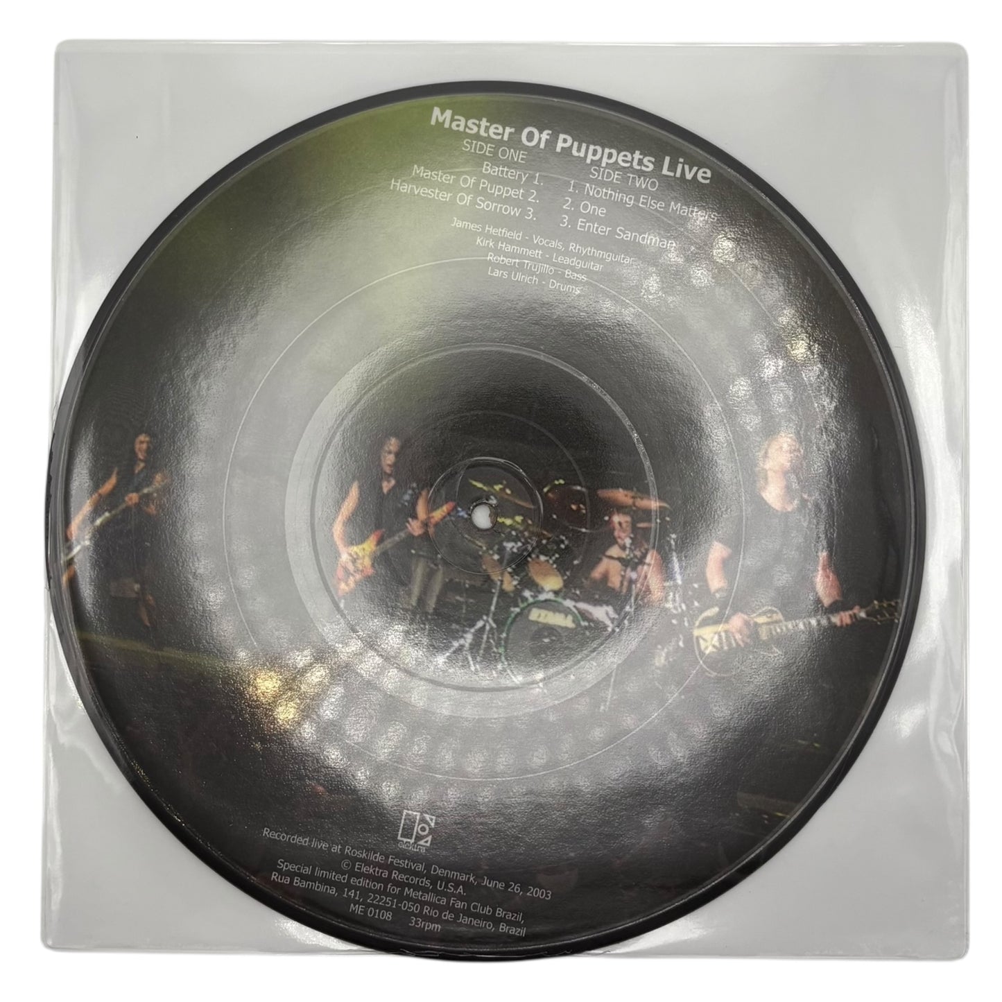 Metallica - Master Of Puppets Live (Limited Edition 10" Picture Disc)