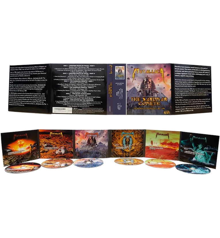 Metallica – The Sandman Cometh: The Broadcast Anthology 1983–1996 (6-CD Set)