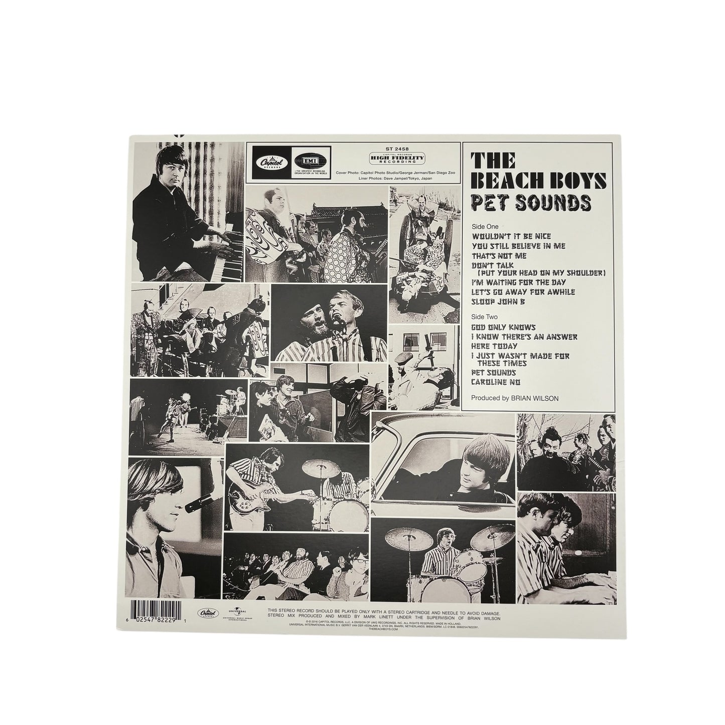 The Beach Boys - Pet Sounds (12" Album on Black Vinyl)